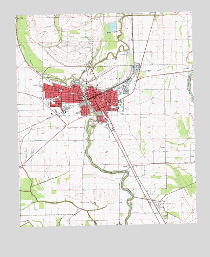 Clarksdale, MS USGS Topographic Map