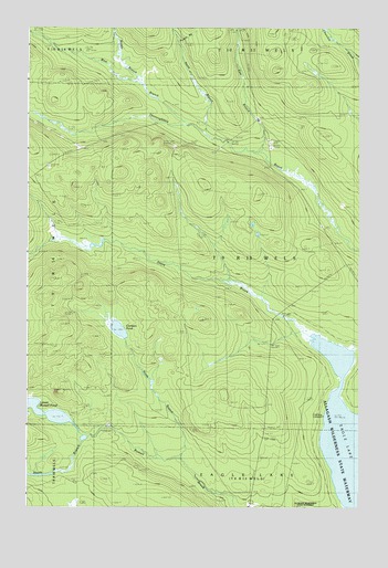Clarkson Pond, ME USGS Topographic Map