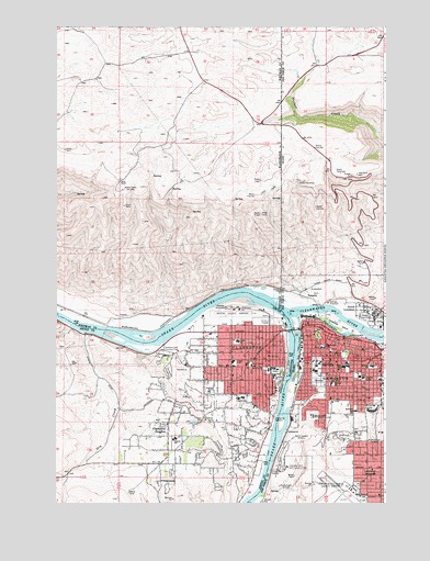 Clarkston, WA USGS Topographic Map