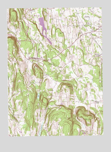 Clarksville, NY USGS Topographic Map