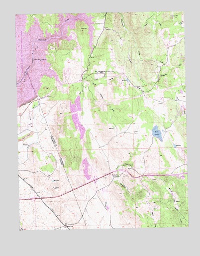 Clarksville, CA USGS Topographic Map