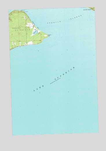 Amnicon Point, WI USGS Topographic Map