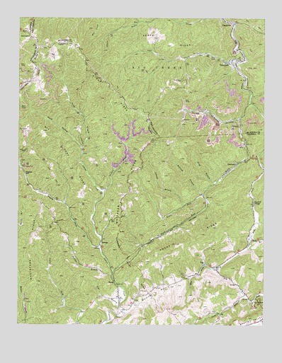 Amonate, VA USGS Topographic Map
