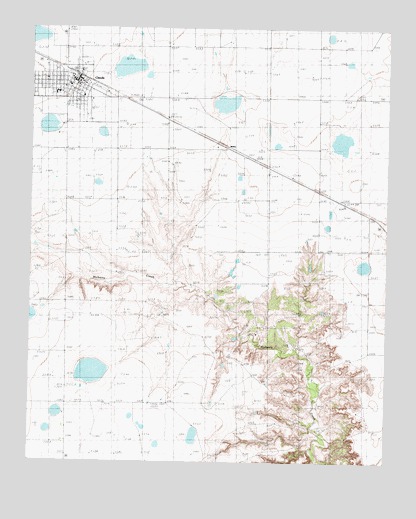 Claude, TX USGS Topographic Map