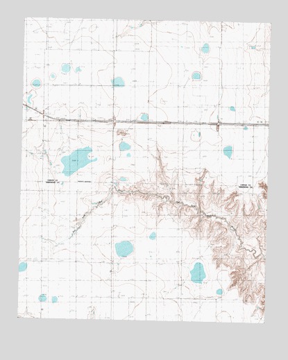 Claude NE, TX USGS Topographic Map