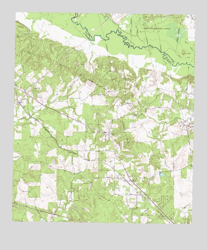 Clawson, TX USGS Topographic Map