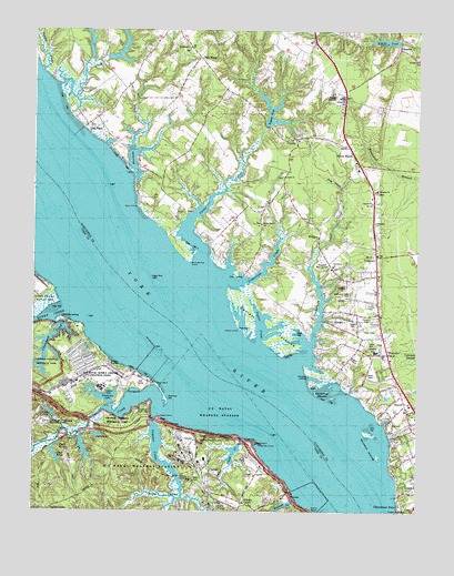 Clay Bank, VA USGS Topographic Map