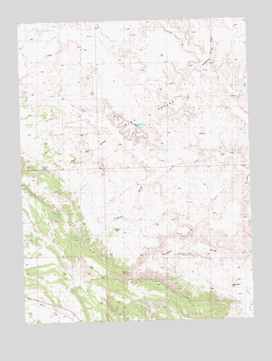 Clay Buttes, CO USGS Topographic Map