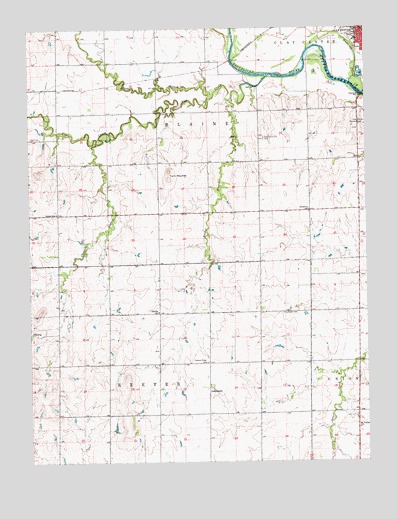 Clay Center SW, KS USGS Topographic Map