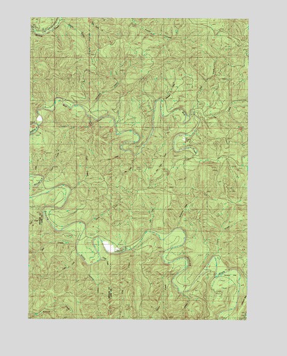 Clay Creek, OR USGS Topographic Map