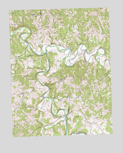 Claysville, KY USGS Topographic Map