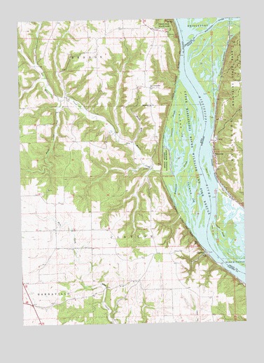 Clayton, IA USGS Topographic Map