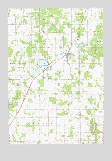 Clayton, WI USGS Topographic Map