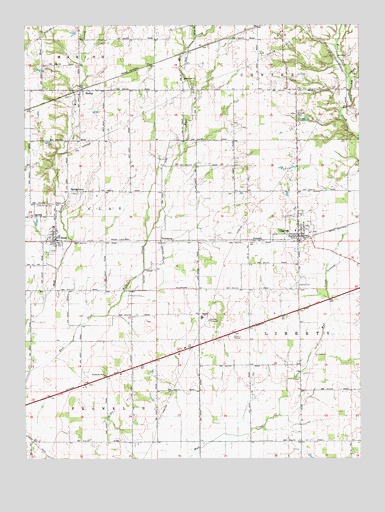Clayton, IN USGS Topographic Map