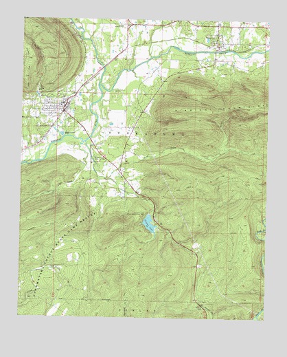 Clayton, OK USGS Topographic Map