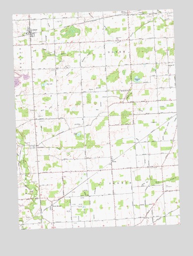 Clayton, MI USGS Topographic Map