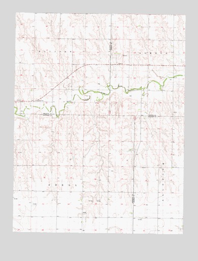 Clayton SW, KS USGS Topographic Map