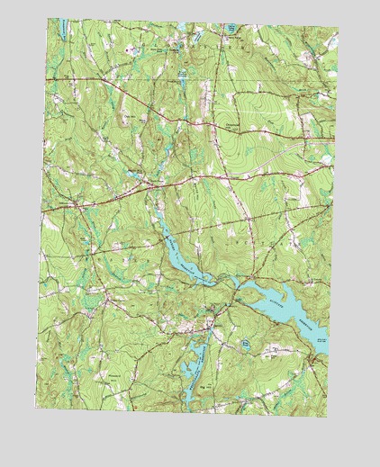 Clayville, RI USGS Topographic Map