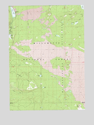Clear Lake, OR USGS Topographic Map