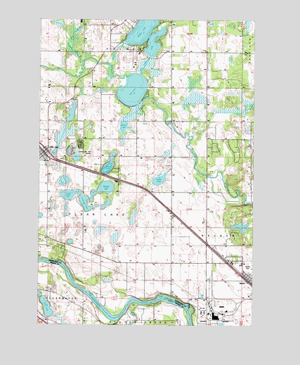 Clear Lake, MN USGS Topographic Map