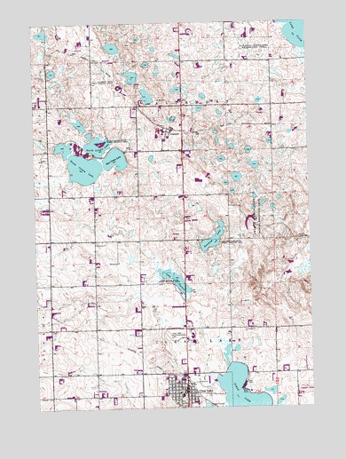 Clear Lake North, SD USGS Topographic Map