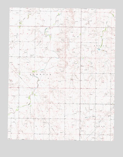 Clear Lake NW, OK USGS Topographic Map