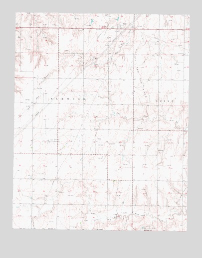 Clear Lake SW, OK USGS Topographic Map