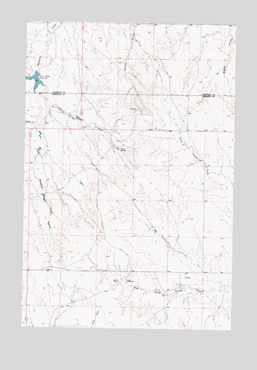 Clear Water Reservoir, MT USGS Topographic Map