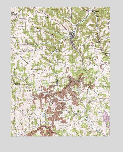 Amsterdam, OH USGS Topographic Map