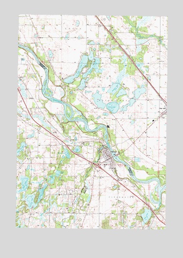 Clearwater, MN USGS Topographic Map