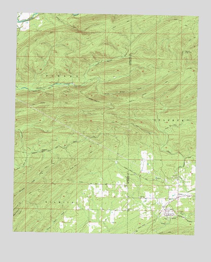 Clebit, OK USGS Topographic Map
