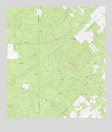 Clegg NE, TX USGS Topographic Map