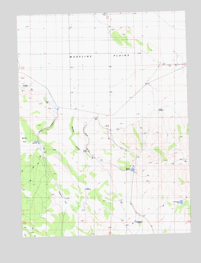Cleghorn Flat, CA USGS Topographic Map