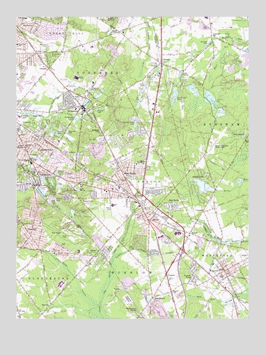 Clementon, NJ USGS Topographic Map