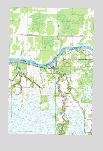 Clementson, MN USGS Topographic Map