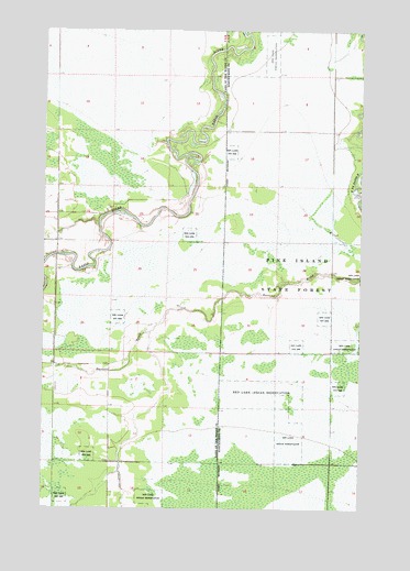 Clementson SW, MN USGS Topographic Map