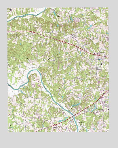 Clemmons, NC USGS Topographic Map