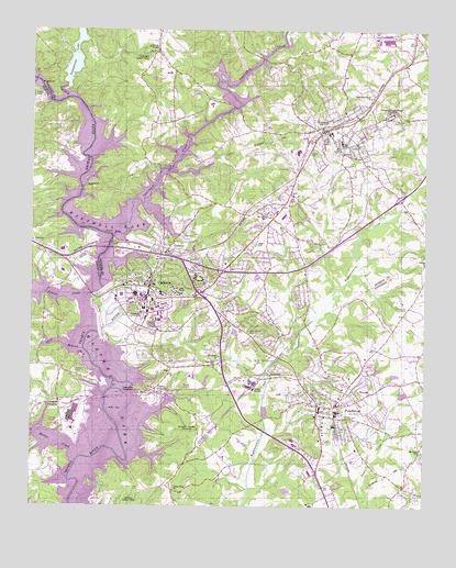 Clemson, SC USGS Topographic Map