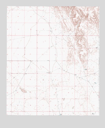 Cleones Tank, NM USGS Topographic Map