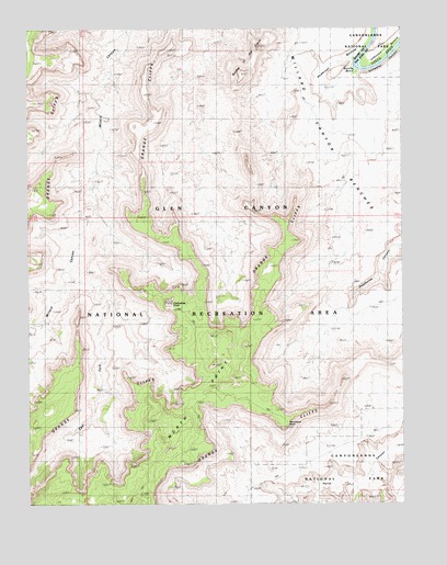 Cleopatras Chair, UT USGS Topographic Map