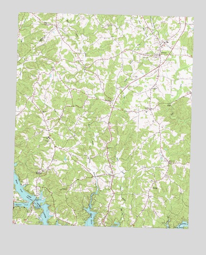 Clermont, GA USGS Topographic Map
