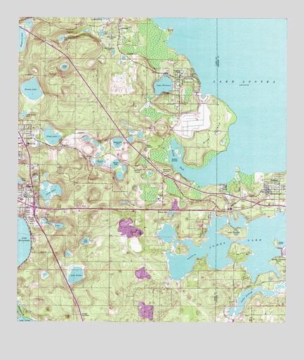 Clermont East, FL USGS Topographic Map