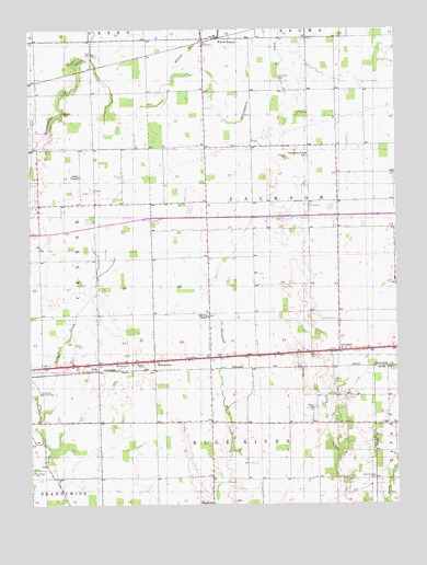 Cleveland, IN USGS Topographic Map