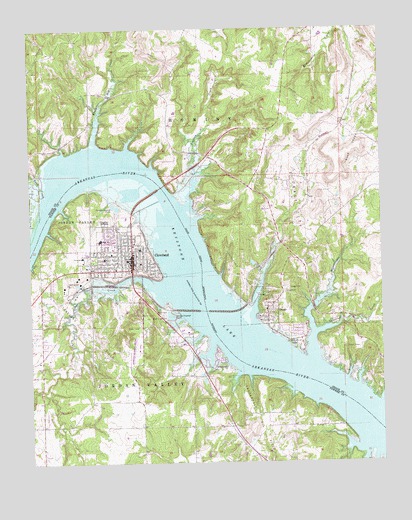 Cleveland, OK USGS Topographic Map