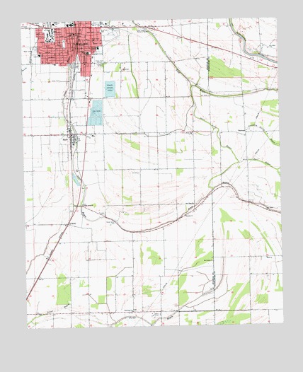 Cleveland, MS USGS Topographic Map