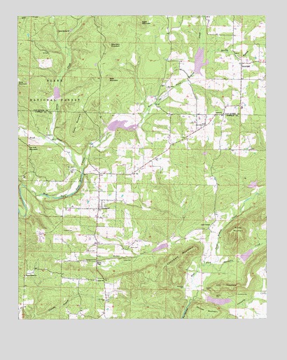 Cleveland, AR USGS Topographic Map