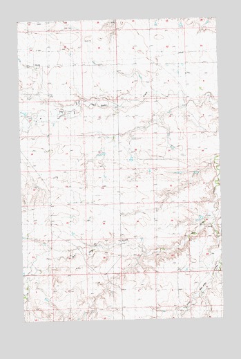 Cleveland NE, MT USGS Topographic Map