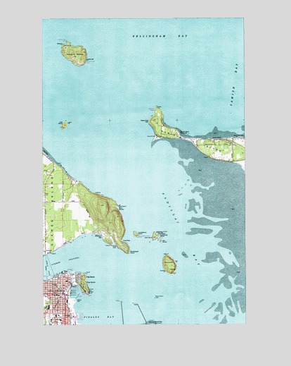 Anacortes North, WA USGS Topographic Map