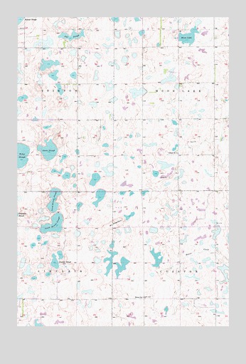 Cleveland SE, ND USGS Topographic Map