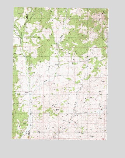 Clevenger Butte, OR USGS Topographic Map